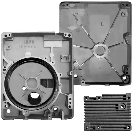 Корпус редуктора лебедки LTD6.3 HAOKE с сальником и гильзой ЦБТ, мод. L1