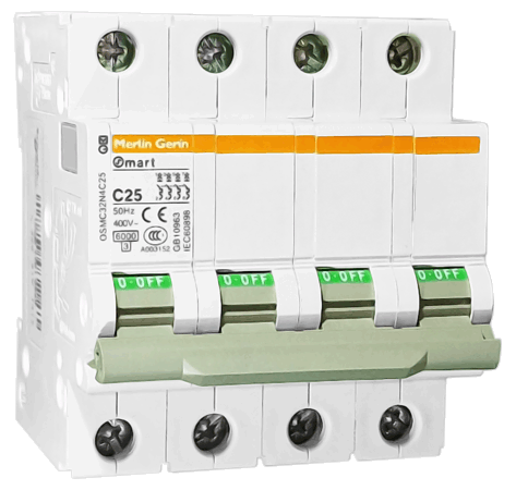 Выключатель автоматический 4Р/25А Schneider Electric