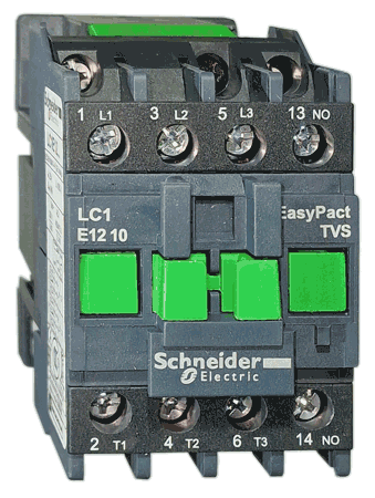 Контактор 12А 1НО AC220В LC1-E1210, Schneider