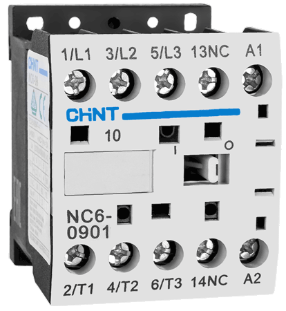 Контактор 9А 1НЗ AC24В NC6-0901, CHINT