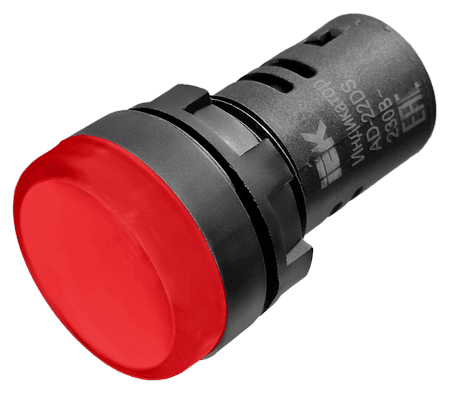 Индикатор светосигнальный красный с LED матрицей AD-22DS, AC230В