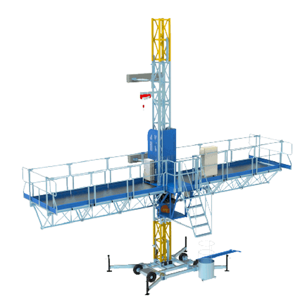Одномачтовая рабочая платформа MC650S-2000 HAOKE L=9м, H=35м