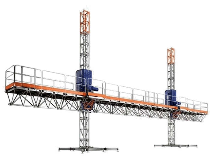 Двухмачтовая рабочая платформа MC650T-4000 HAOKE L=25м, H=30м